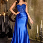 Sweetheart Neckline Sheath Gown By Ladivine CDS565 - Women Evening Formal Gown - Special Occasion