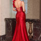3D Floral Shoulder Sweetheart Gown By Ladivine CM386 - Women Evening Formal Gown - Special Occasion
