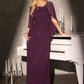 Modest Scoop Neckline Gown By Ladivine CR884 - Women Evening Formal Gown - Special Occasion/Curves