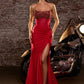 Strapless Beaded Sheer Corset Gown By Ladivine CW301 - Women Evening Formal Gown - Special Occasion