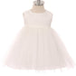 Baby Girl Lace Blush Pink Illusion Party Dress- AS414B Kids Dream