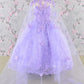 Butterfly Sequin Sweetheart Neckline Kids Mini Quince Dress by Elizabeth K - GK114