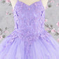 Butterfly Sequin Sweetheart Neckline Kids Mini Quince Dress by Elizabeth K - GK114