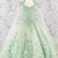 Butterfly Sequin Sweetheart Neckline Kids Mini Quince Dress by Elizabeth K - GK114