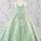 Butterfly Sequin Sweetheart Neckline Kids Mini Quince Dress by Elizabeth K - GK114