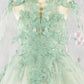 Butterfly Sequin Sweetheart Neckline Kids Mini Quince Dress by Elizabeth K - GK114