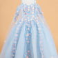 Embellished Sweetheart Neckline Kids Mini Quince Dress by Elizabeth K - GK118