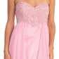 Chiffon Strapless Sweetheart Neckline Dress by Elizabeth K - GL1061