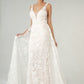 GL1903 Elizabeth K Mermaid Bridal Gown with Detachable Mesh Layer