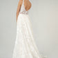 GL1903 Elizabeth K Mermaid Bridal Gown with Detachable Mesh Layer