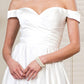 Elizabeth K - GL1908 - Cut-Away Shoulder A-Line Bridal Gown