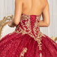 Elizabeth K - GL1987 - Mesh Sleeveless Sequin Ballgown Quinceanera Dress