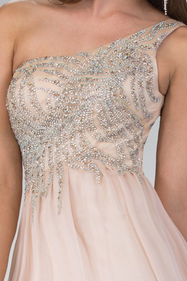 Elizabeth K GL2094 Prom Dress - Taupe