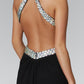 Embellished Halter Neck Mermaid Dress by Elizabeth K - GL2142