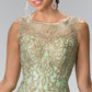 Elizabeth K - GL2207 - Illusion Sleeveless Quinceanera Dress