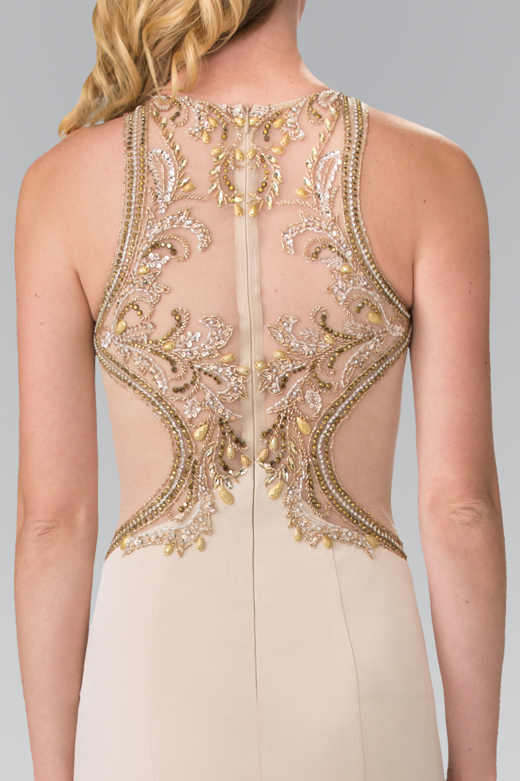 Elizabeth K GL2237 Prom Dress - Champagne | NewYorkDress