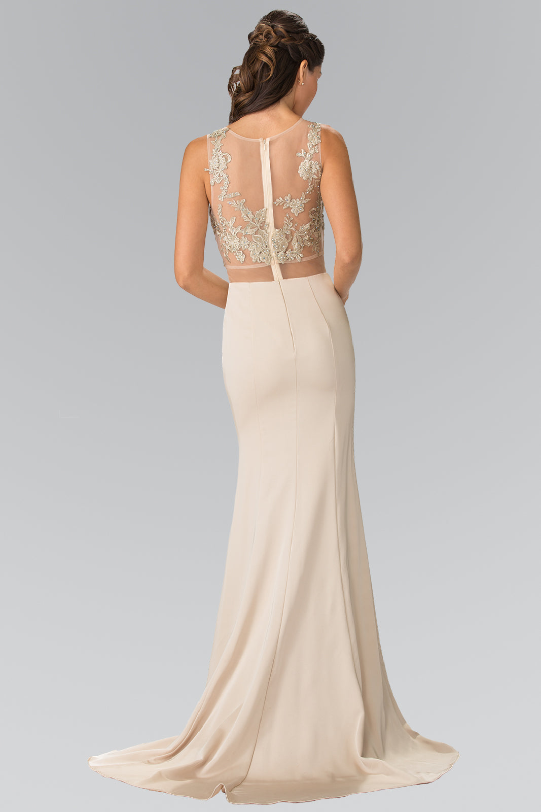 Illusion Sweetheart Two-Piece Mermaid Dress by Elizabeth K