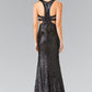 Mock Two-Piece Sequin Mermaid Dress by Elizabeth K - GL2333