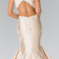 Embroidery Halter Ruffled Mermaid Dress by Elizabeth K - GL2356