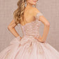 Elizabeth K - GL2604 - Mesh Jewel Sweetheart Neck Quinceanera Dress