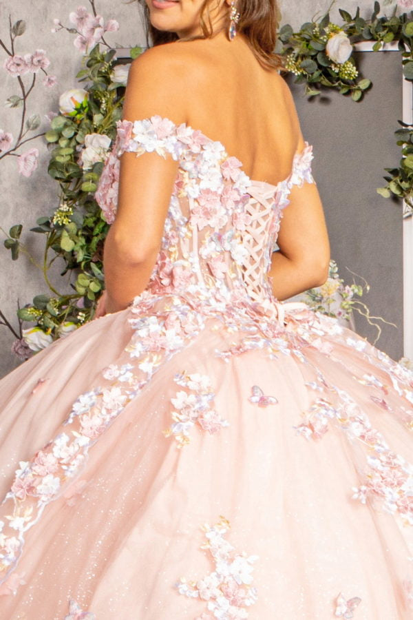 floral sweetheart off shoulder dress Off Shoulder Floral Lace Full A-Line Wedding Dress