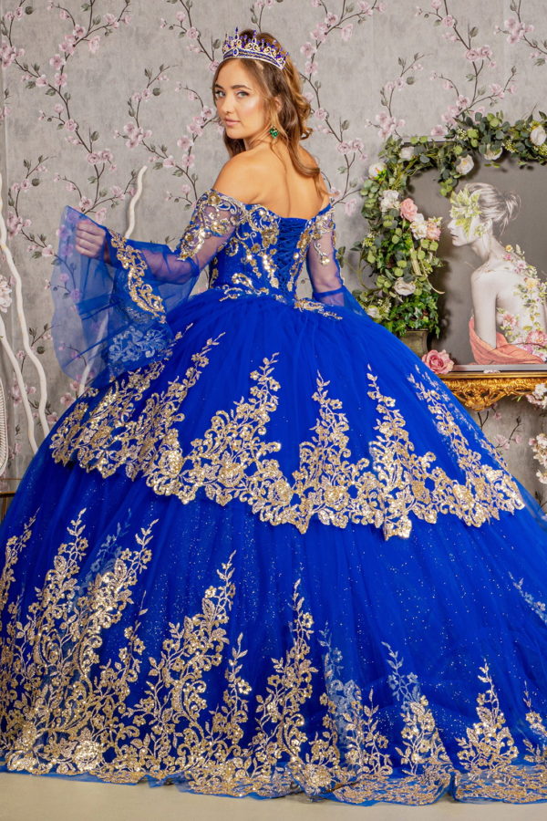 fitted lace wedding dress Amazon.com: LuxeEspy Black Quinceanera Dresses with Long Train 3D Floral  Ball Gown with Flowers Off Shoulder 15 Dresses for Quinceanera Shiny Beaded  Sweet 16 Dresses Modest XV Corset Dress 2: Clothing, Shoes main image 0