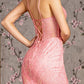 Glitter Sequin Spaghetti Strap Women Formal Dress by GLS by Gloria - GL3201 - Special Occasion/Curves