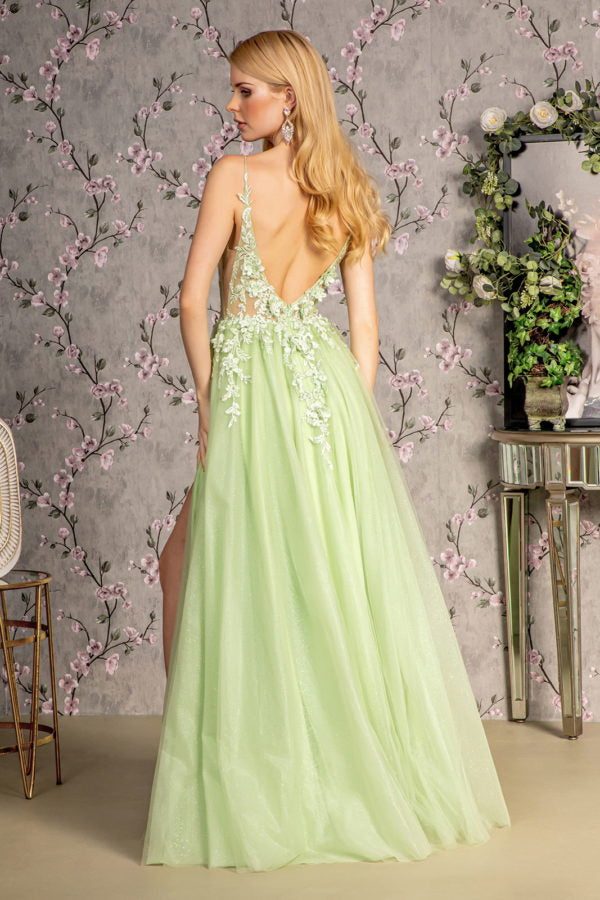 GLS by Gloria GL3202 Prom Dress - Light Green | NewYorkDress