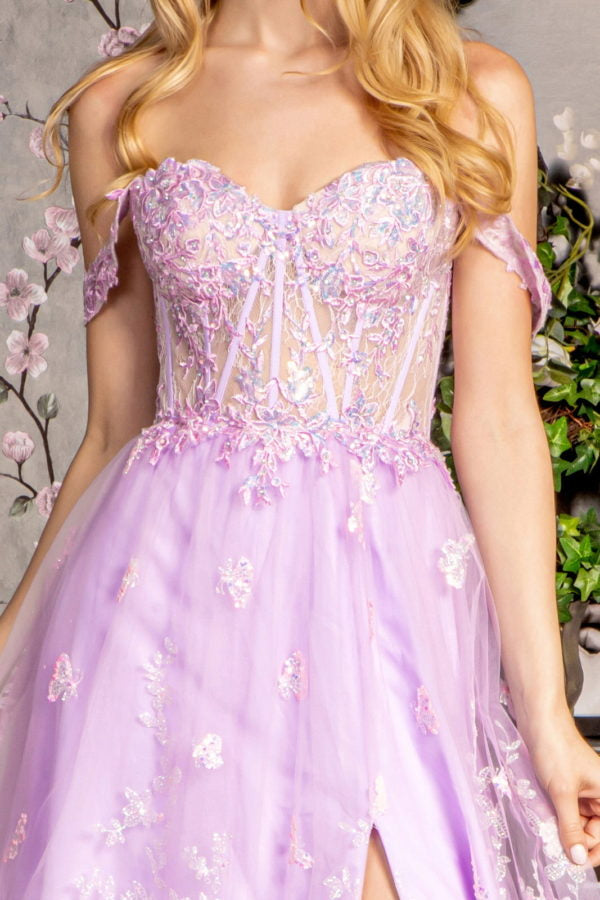 GLS by Gloria GL3206CL Prom Dress - Lilac