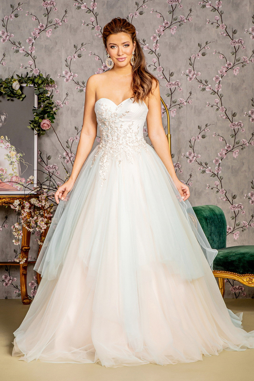 Strapless Sweetheart A-Line Women Formal Dress by GLS by Gloria - GL3244