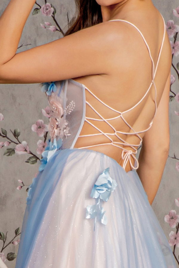 Embroidery Glitter A-Line Women Formal Dress by GLS by Gloria
