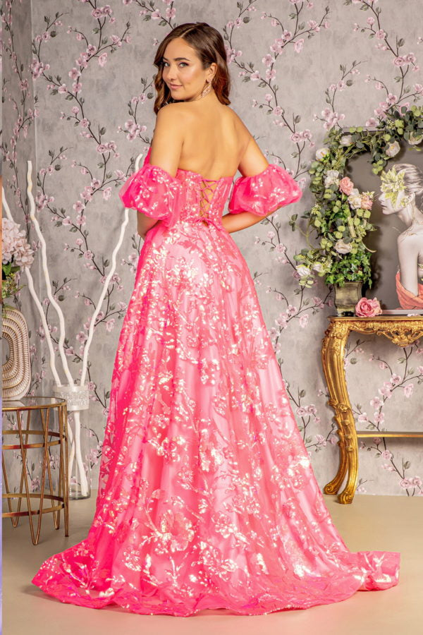 Strapless Sequin A-Line Women Formal Dress by GLS by Gloria - GL3311 Strapless Sequin A-Line Women Formal Dress by GLS by Gloria - GL3311