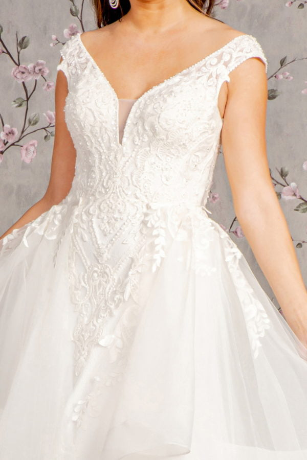 Illusion Sweetheart Mermaid Women Bridal Dress by GLS by Gloria - GL3341 - Special Occasion/Curves