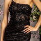Sequin One Shoulder Mermaid Women Formal Dress by GLS by Gloria - GL3355 - Special Occasion/Curves