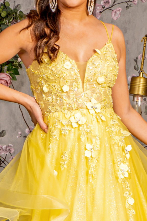 GLS by Gloria GL3356 Prom Dress - Yellow | NewYorkDress