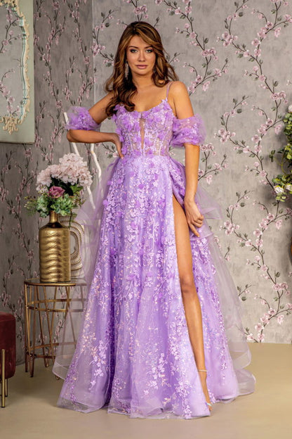GLS by Gloria GL3358 Prom Dress - Lilac | NewYorkDress GLS by Gloria GL3358 Prom Dress - Lilac | NewYorkDress