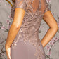 Embroidery V-Neck Mermaid Women Formal Dress by GLS by Gloria - GL3361 - Special Occasion/Curves