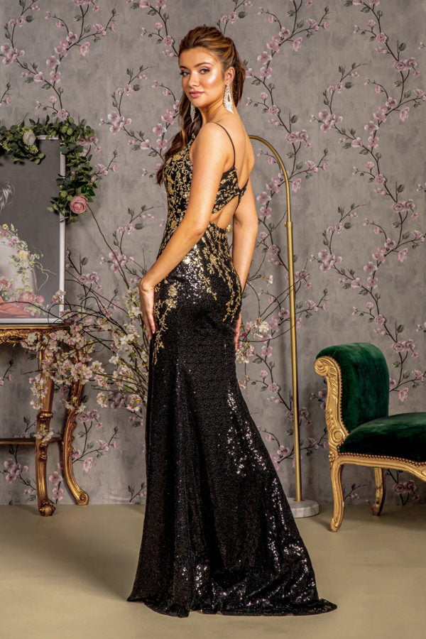 Sequin Sweetheart Neckline Mermaid Women Formal Dress by GLS by Gloria - GL3370 - Special Occasion/Curves