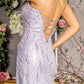 Embroidery Scoop Neckline Trumpet Women Formal Dress by GLS by Gloria - GL3382 - Special Occasion/Curves