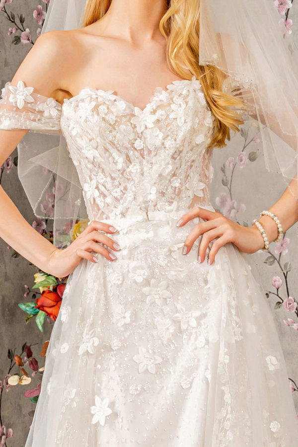 GLS by Gloria GL3423 Prom Dress - Ivory