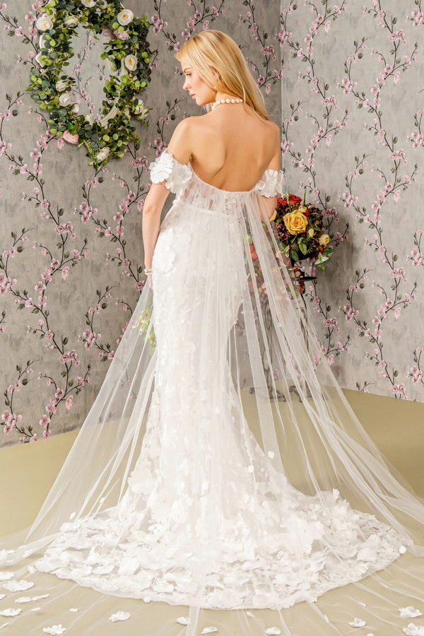 GLS by Gloria GL3424 Prom Dress - Ivory
