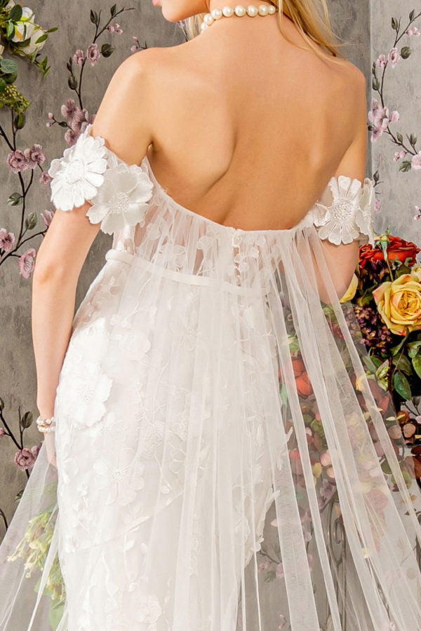 Embroidery Sweetheart Mermaid Women Bridal Dress by GLS by Gloria - GL Ariststyles Embroidery Sweetheart Mermaid Women Bridal Dress by GLS by Gloria - GL Ariststyles