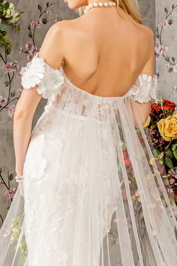 Embroidery Sweetheart Mermaid Women Bridal Dress by GLS by Gloria - GL3424 - Special Occasion/Curves