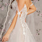 Floral Off Shoulder A-Line Women Bridal Dress by GLS by Gloria - GL3428 - Special Occasion/Curves