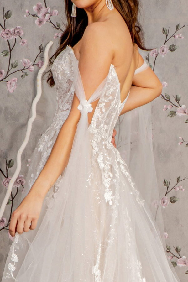 GLS by Gloria GL3428 Prom Dress - Ivory/Champagne | NewYorkDress GLS by Gloria GL3428 Prom Dress - Ivory/Champagne | NewYorkDress