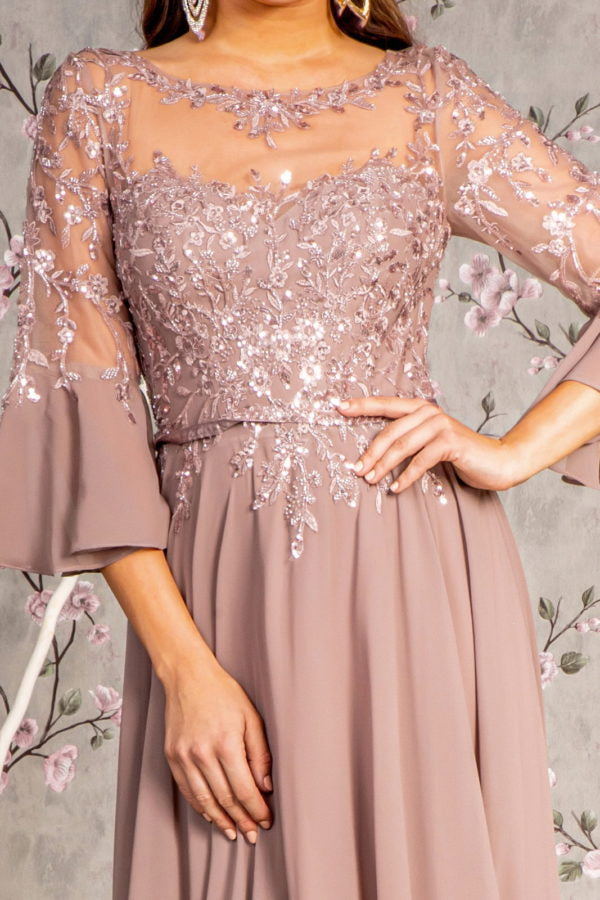 slim fit dress slacks 3/4 Sleeve Sequin Sheath Dress – Rooted Muse Boutique