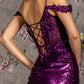 3-D Flower Sequin Mermaid Women Formal Dress by GLS by Gloria - GL3436 - Special Occasion/Curves