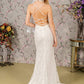Floral Sweetheart Mermaid Women Bridal Dress by GLS by Gloria - GL3442 - Special Occasion/Curves