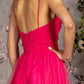 Sequin Spaghetti Strap A-Line Women Formal Dress by GLS by Gloria - GL3452 - Special Occasion/Curves