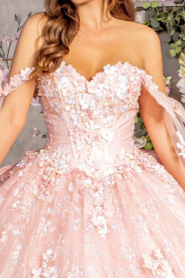 Pink And White Quinceanera Dresses